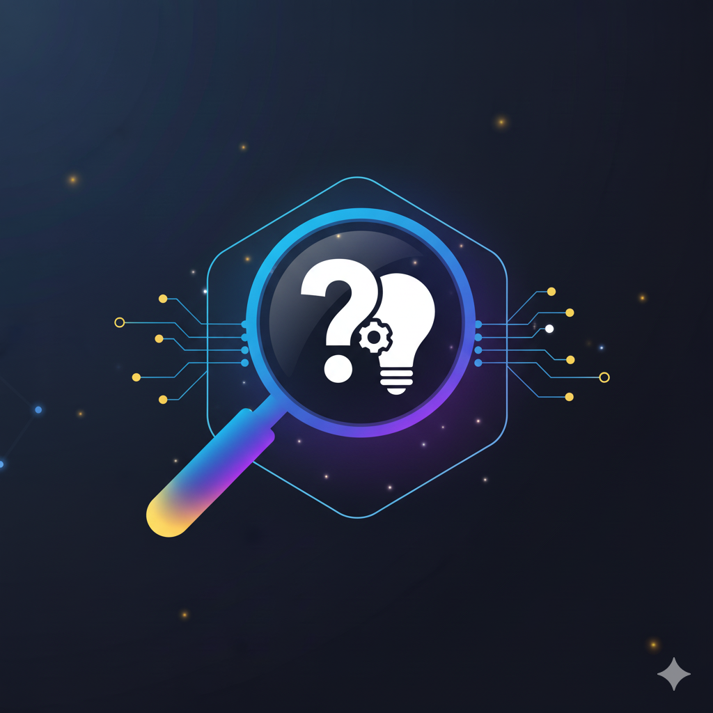 문제 정의를 상징하는 시각 이미지